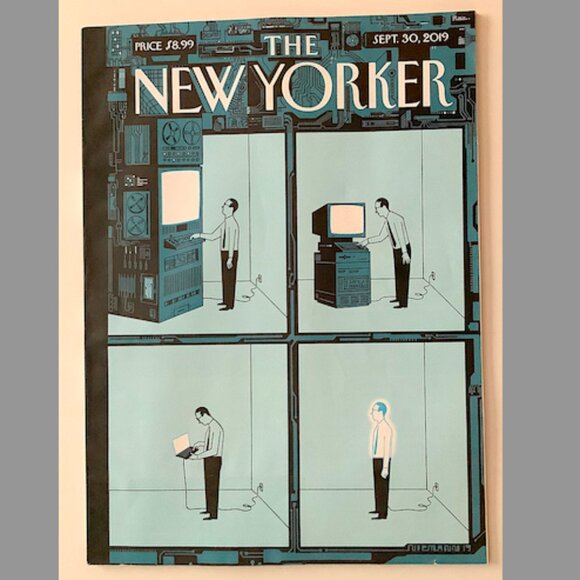 The New Yorker framed magazine: September 30, 2019, "Evolution", C Niemann - Picture 2 of 2